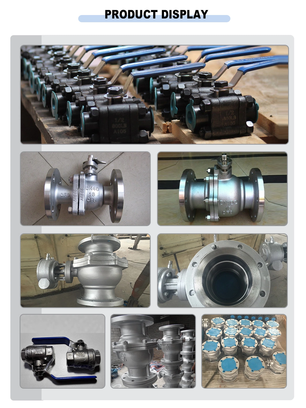 Forged Flanges Ending China Supplier on off Valve Industrial Valve 5 Inch Ball Valve